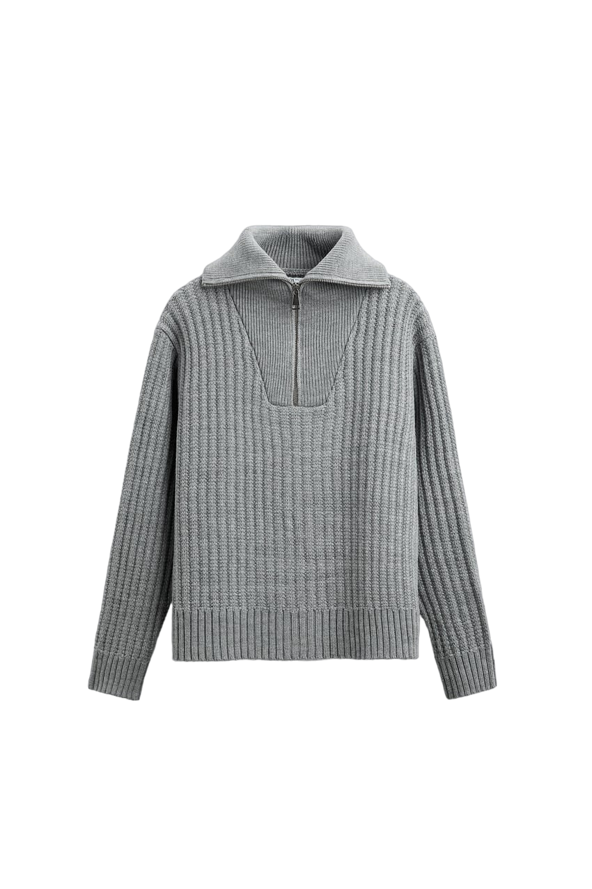 milan zip sweater