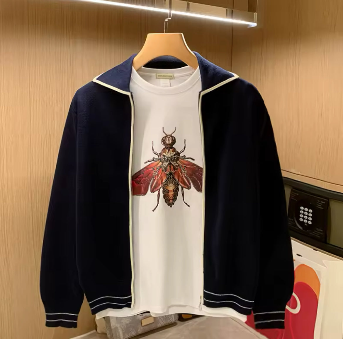LA vest - navy