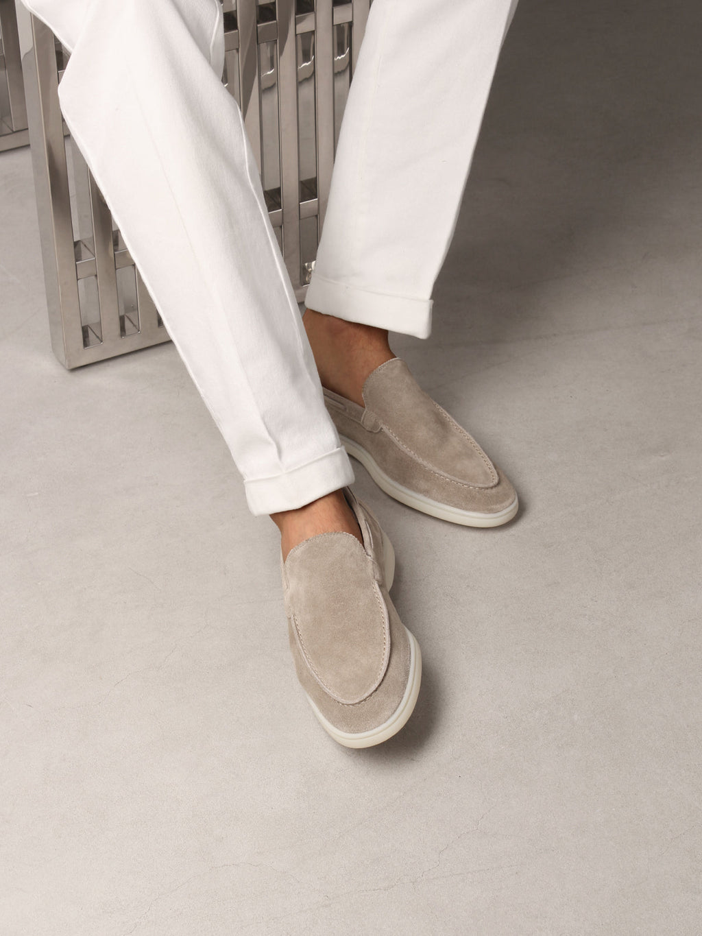 City loafers - light gray
