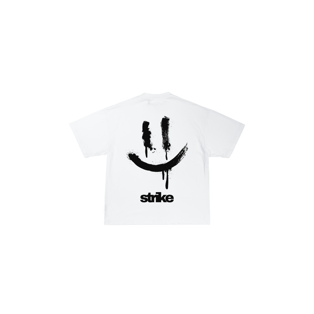 Happy face - White